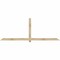 Ekena Millwork Eugene Rough Sawn Timber Gable Bracket, Douglas Fir, 108"W x 40"H x 4"D x 4"F, 9/12 Pitch GBW108X40X0404EUG00RDF - alternate 1